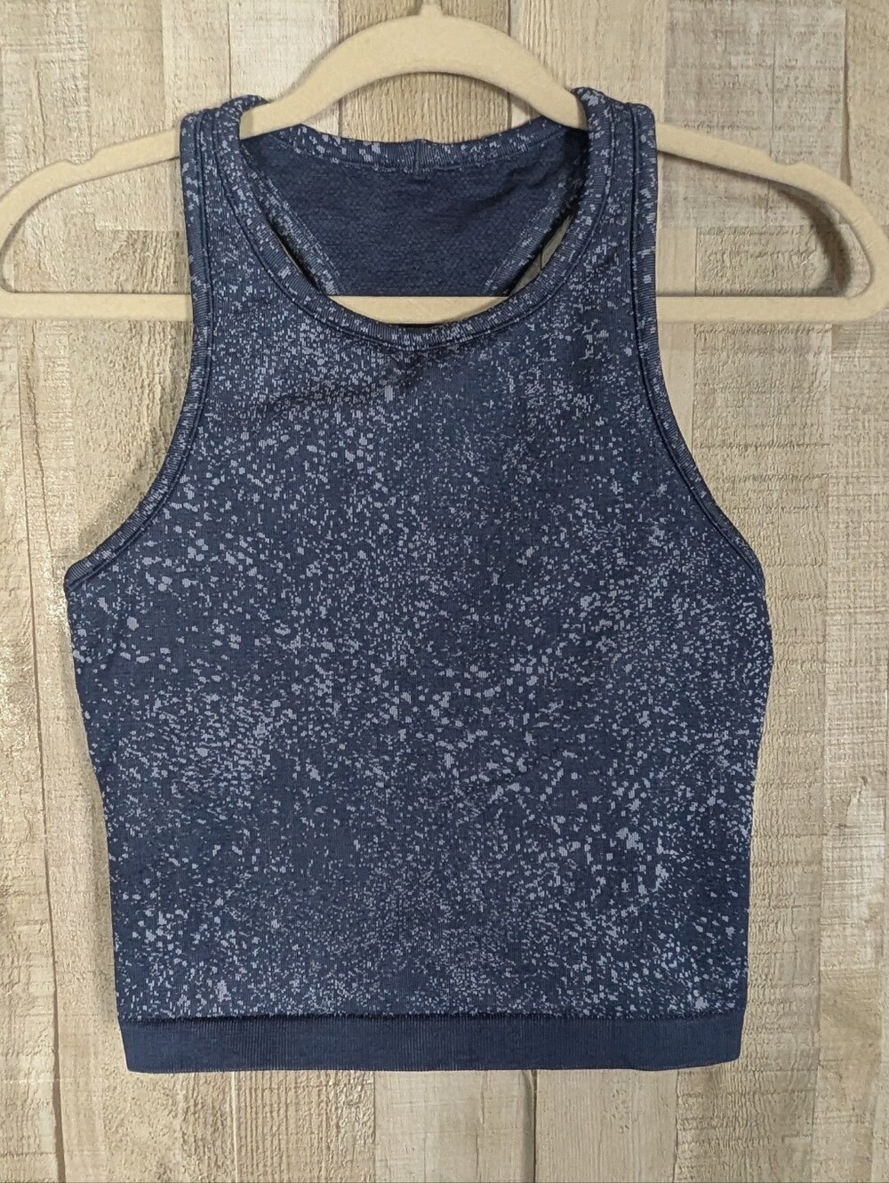 Lululemon Swiftly Tech Racerback Tank 2.0 Race Length Blue Speckled Size 8